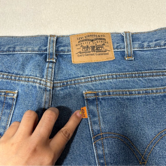 Vintage LEVI’S 506 Orange Tab Jeans 50619-0212 Mens Size 38 x 32 - Picture 8 of 11